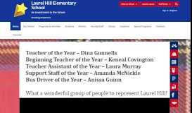 
							         Laurel Hill Elementary School / Homepage - Scotland County Schools								  
							    