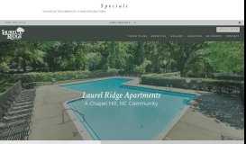 
							         Laurel Ridge Apartments in Chapel Hill, NC - Apartment For Rent								  
							    
