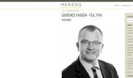 
							         Laurence Pagden | Business Recovery & Insolvency Services - Menzies								  
							    