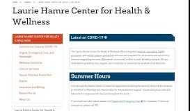 
							         Laurie Hamre Center for Health & Wellness - Macalester College								  
							    