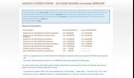 
							         Lautech - Student Portal								  
							    