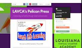 
							         LAVCA's Pelican Press | Smore Newsletters for Education								  
							    