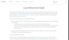 
							         Law Enforcement Guide - Lookout								  
							    