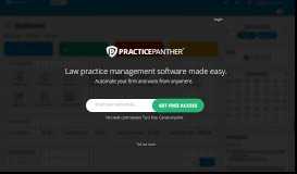 
							         Law practice management software made easy.								  
							    