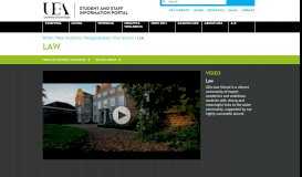 
							         Law - The UEA Portal								  
							    