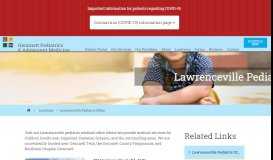 
							         Lawrenceville Office - Gwinnett Pediatrics and Adolescent Medicine ...								  
							    