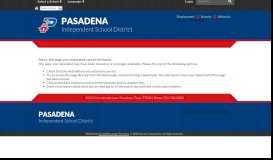 
							         Lawson Reports - Pasadena Independent School District								  
							    