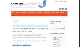 
							         Lawyers Clearinghouse Board Member Portal – Lawyers Clearinghouse								  
							    