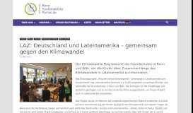 
							         LAZ: Deutschland und Lateinamerika – gemeinsam gegen den ...								  
							    