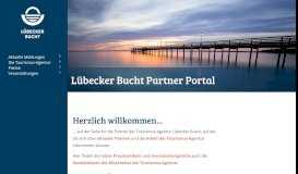 
							         Lübecker Bucht Partner Portal: Startseite								  
							    