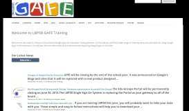 
							         LBPSB GAFE Training - Google Sites								  
							    