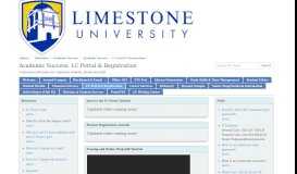 
							         LC Portal & Registration - Student Success @ Limestone College ...								  
							    