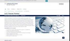 
							         LCC Travel Portal - Lufthansa City Center								  
							    