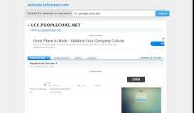 
							         lcc.peoplecore.net at WI. PeopleCore Version 5								  
							    