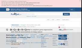 
							         LCE: an open web portal to explore gene expression and ... - NCBI - NIH								  
							    