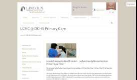 
							         LCHC Primary Care @ DCHS - Lincoln Community Health Center ...								  
							    