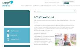 
							         LCMC Health Link								  
							    