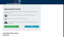 
							         LCO Observation Portal | Submitted Requests								  
							    
