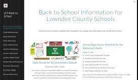 
							         LCS Back to School - Google Sites								  
							    