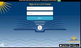 
							         LCS Portal - ClassLink Launchpad								  
							    