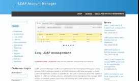 
							         LDAP Account Manager: Easy LDAP management								  
							    