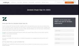
							         LDAP ... - ZenDesk Single Sign On (SSO) - Active Directory Integration								  
							    