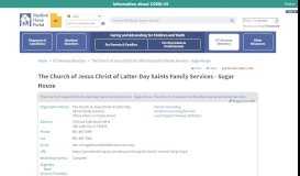 
							         LDS Family Services - Salt Lake - Utah Medical Home Portal								  
							    