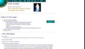 
							         LDS Resources: Links to Mormon Sites, Mormon Answers, LDS ...								  
							    