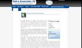 
							         Le Mars, IA Accounting Firm | Secure Firm Portal Login Page | Puhl ...								  
							    