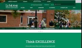 
							         Le Moyne College: a Private Jesuit College | Syracuse NY								  
							    