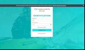 
							         Le site du CE SOPRA STERIA - Identification								  
							    