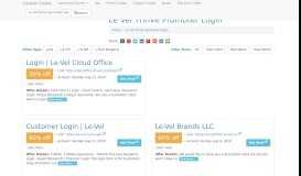 
							         Le Vel Thrive Promoter Login - Coupon Codes								  
							    