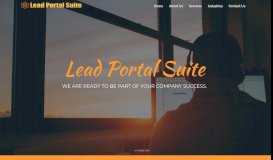 
							         Lead Portal Suite								  
							    