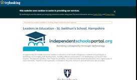 
							         Leaders in Education - St. Swithun's School, Hampshire | TryBooking ...								  
							    