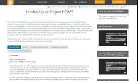 
							         Leadership at Project HOME | Project HOME								  
							    