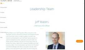 
							         Leadership & Executive Management Team | SunPower UK								  
							    