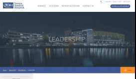 
							         Leadership | Tampa General Hospital								  
							    