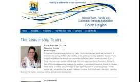 
							         Leadership Team Page - McMan								  
							    
