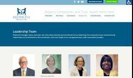 
							         Leadership Team | Piedmont Health								  
							    
