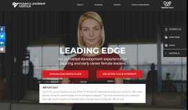 
							         Leading Edge - Women and Leadership Australia								  
							    