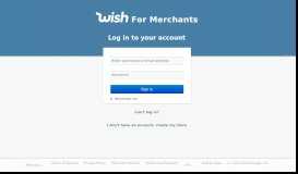 
							         Leading mobile commerce platform in ... - Wish for Merchants								  
							    