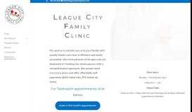 
							         League City Family Clinic								  
							    