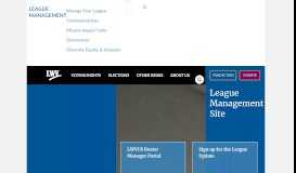 
							         League Management | League of Women Voters								  
							    