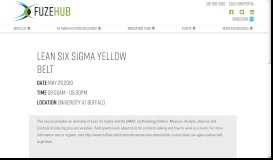 
							         Lean Six Sigma Yellow Belt | FuzeHub								  
							    