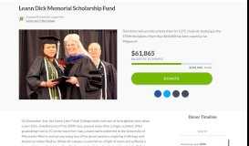 
							         Leann Dick Memorial Scholarship Fund | GiveMN								  
							    