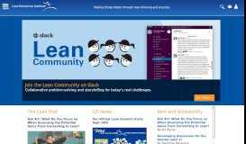 
							         lean.org - Lean Enterprise Institute | Lean Production | Lean ...								  
							    