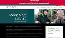 
							         LEAP - MedicAlert Foundation								  
							    