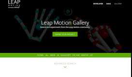 
							         Leap Motion Gallery – Demos and experiments from the Leap Motion ...								  
							    