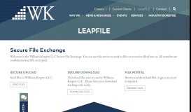 
							         LeapFILE | Williams-Keepers LLC								  
							    