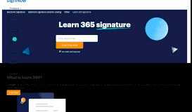 
							         Learn 365 signature | SignNow								  
							    
